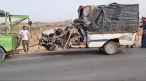 مصرع عاملتين وإصابة 16 آخرين في حادثة سير خطيرة بآيت عميرة