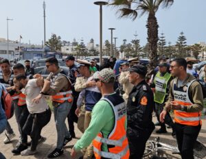 القوات العمومية تمنع وقفة احتجاجية أمام المستشفى الإقليمي بالصويرة
