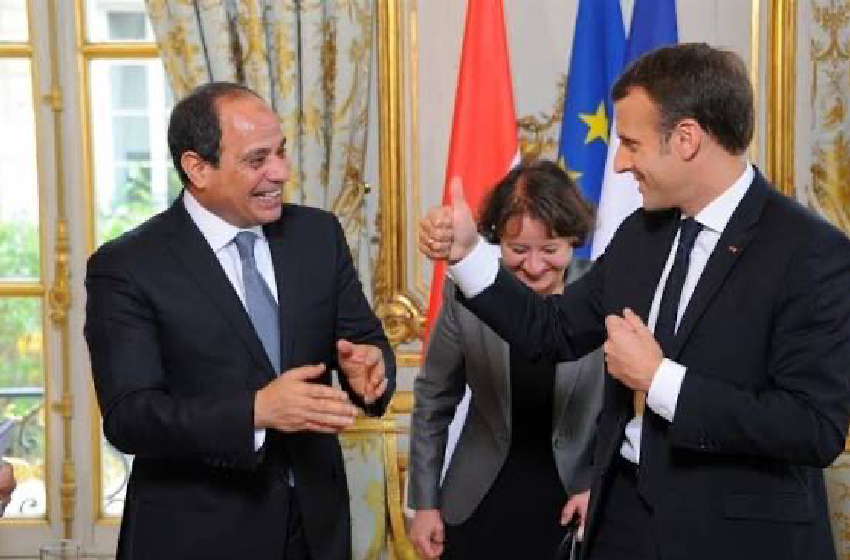 السيسي وماكرون يبحثان مستجدات غزة والتحضيرات لمؤتمر « حل الدولتين »