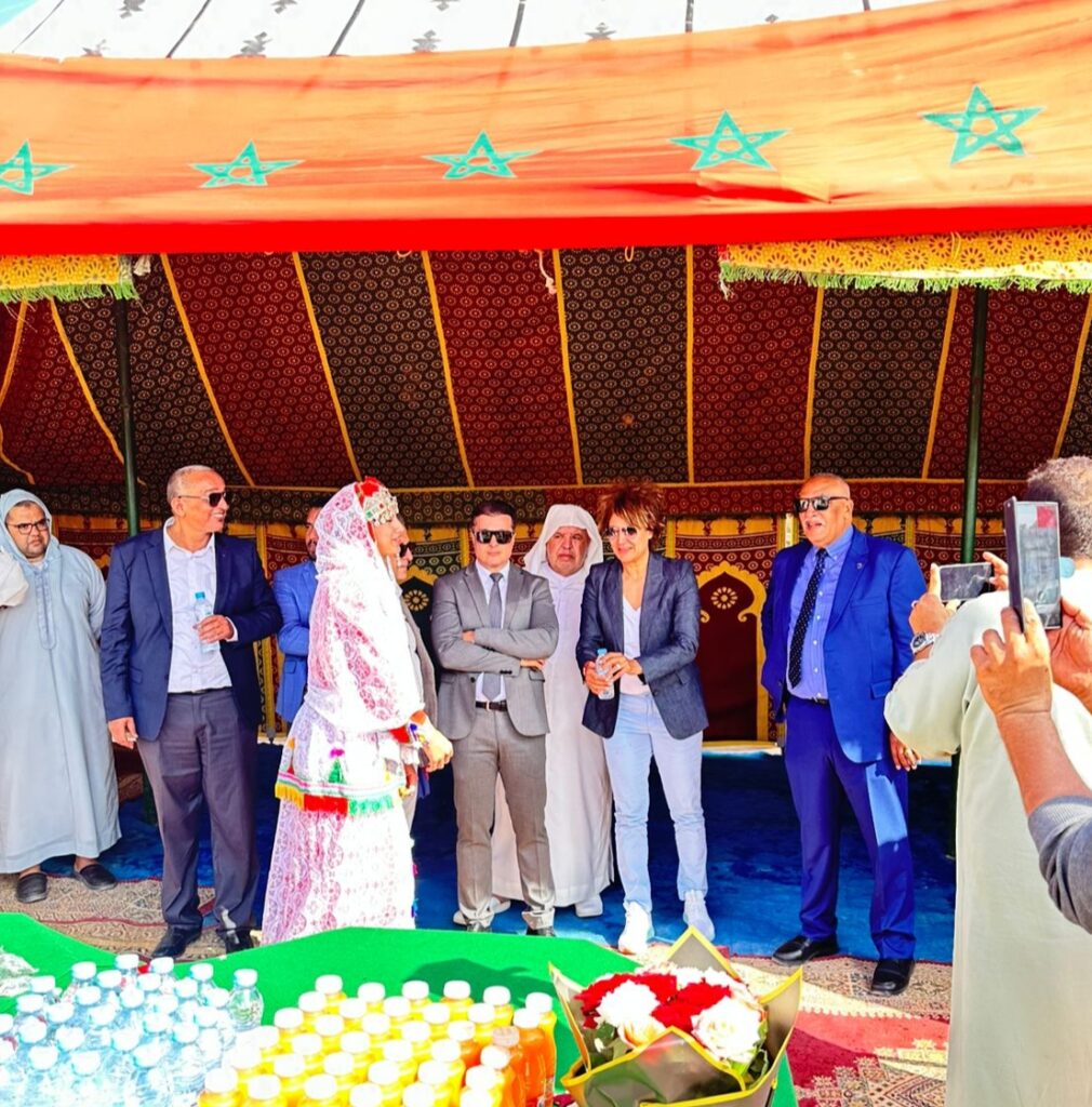 القافلة الرياضية الوطنية تحط الرحال بإمسوان احتفالا بالذكرى الخمسين للمسيرة الخضراء