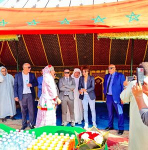 القافلة الرياضية الوطنية تحط الرحال بإمسوان احتفالا بالذكرى الخمسين للمسيرة الخضراء