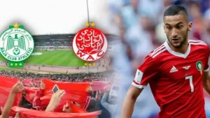 “الديربي البيضاوي” يشعل حماس الجماهير… حضور زياش يضفي بريقا خاصا على قمة الوداد والرجاء