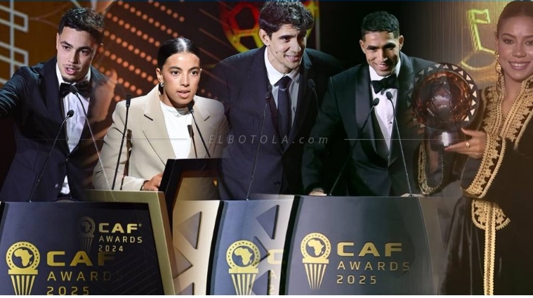 المغرب يهيمن على جوائز « الكاف » في ليلة تاريخية بالرباط