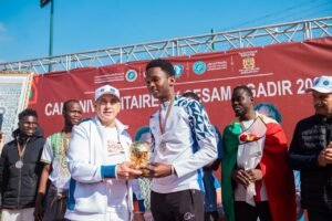تتويج المنتخب المغربي الجامعي بكأس إفريقيا بجامعة ابن زهر في أكادير بحضور والي جهة سوس ماسة