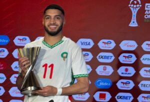 إسماعيل الصيباري يتألق ويتوج رجل مباراة المغرب والكاميرون