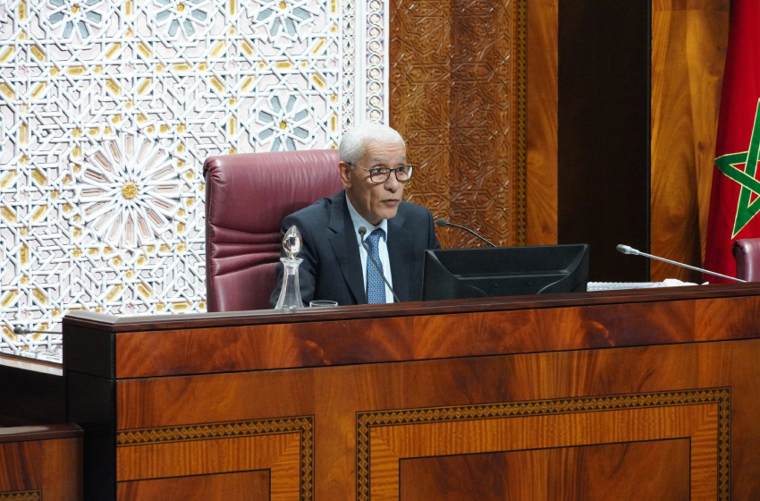 برقية ولاء وإخلاص من رئيس مجلس النواب إلى جلالة الملك مع اختتام الدورة التشريعية الأولى