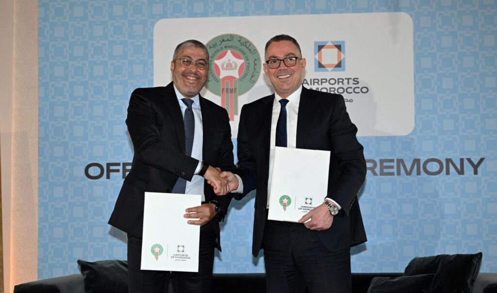 شراكة استراتيجية بين الجامعة الملكية المغربية لكرة القدم والمكتب الوطني للمطارات لتطوير تنقلات المنتخبات الوطنية