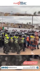 مواجــ.هات بين السكان والسلطات خلال عملية إخلاء دوار حقل الرماية بعين برجة