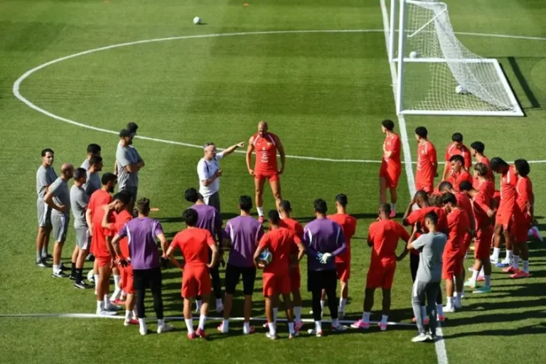 المنتخب المغربي يجري آخر حصة تدريبية في نيوجيرسي قبل التوجه إلى مونتيري