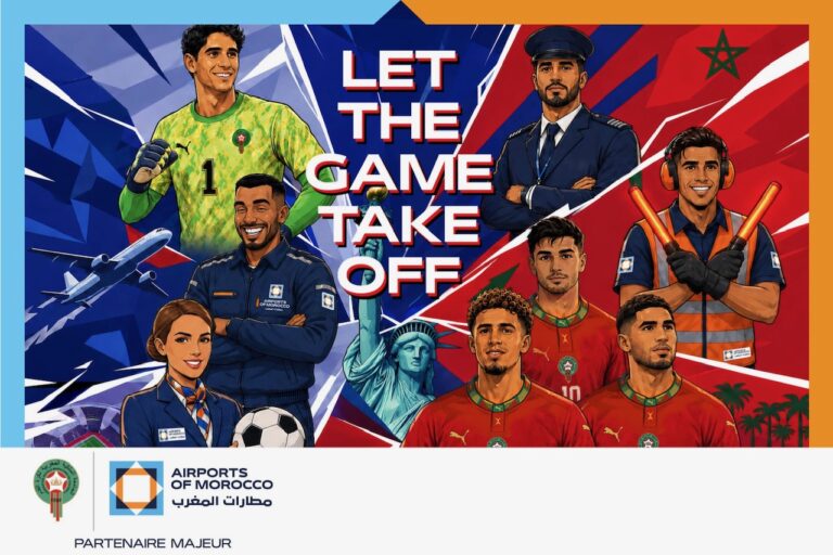 “مطارات المغرب” تطلق حملة وطنية لدعم “أسود الأطلس” في مونديال 2026