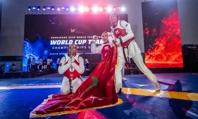 إنجاز رياضي تاريخي.. المنتخب المغربي للتايكواندو النسوي يتوج بطلا للعالم للفرق